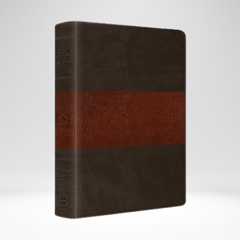 ESV Study Bible Personal Size TruTone Forest Tan
