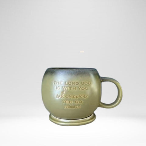 Ceramic Mug With Coaster Woman Of God (16 Oz)