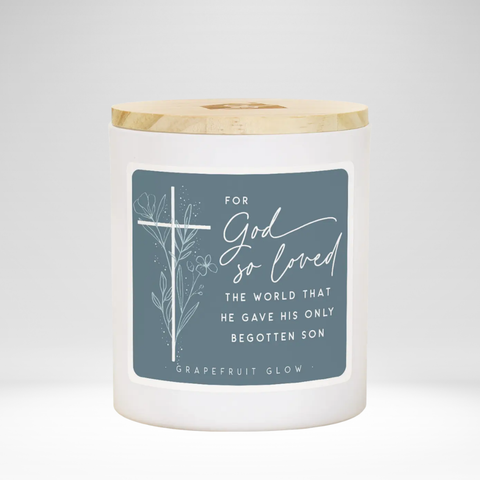 Candle God So Loved Grapefruit Glow Scent