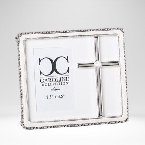 Frame Cross White (4.25"H)