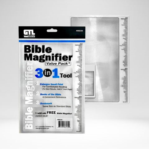 Magnifier Bible Value Pack 3 In 1
