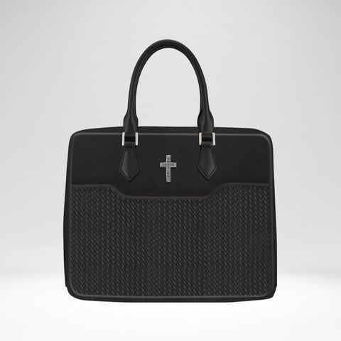 Bible Cover XL Black - Amazing Grace