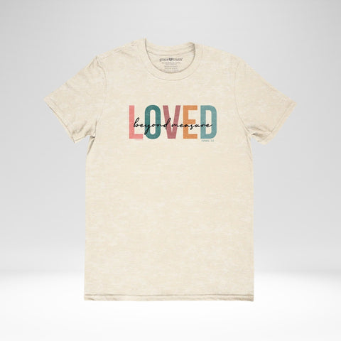 T-SHIRT LOVED BEYOND MEASURE KERUSSO